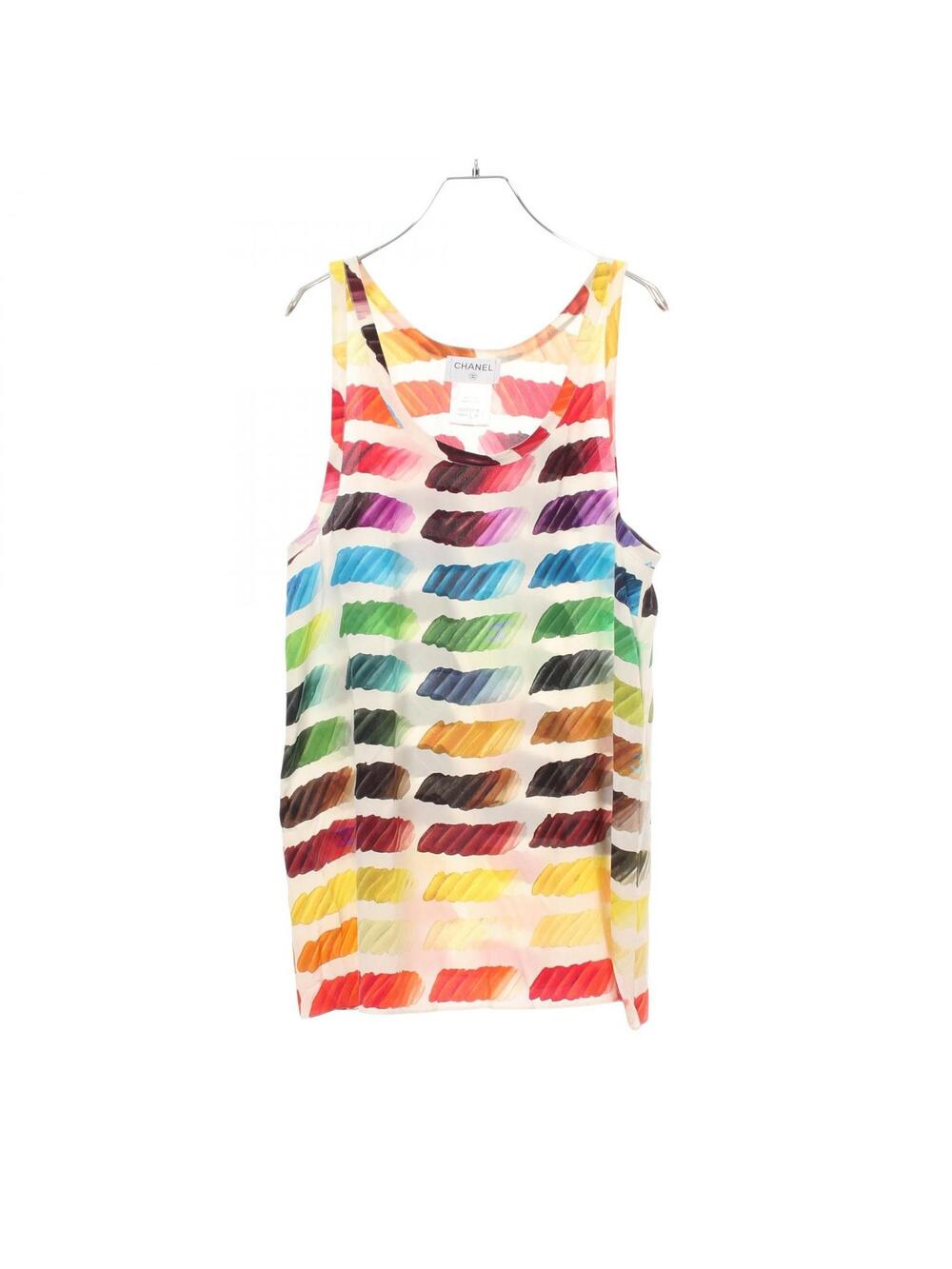 Chanel Coco Mark Sleeveless Blouse Tank #301285C89B